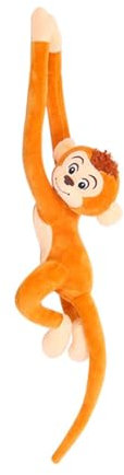 Qikam 65cm Plüschtier Süßer Langarmiger Affe Hängende Stofftier, Kindersicheres Kuscheltier Äffchen, Hanging Monkey Plüsch Spielzeug Für Kinder Mädchen Und Jungen