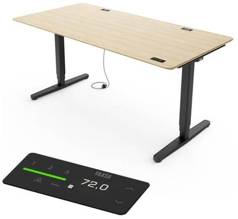 Yaasa Desk Pro 160x80cm, Sitz-Steh-Schreibtisch elektrisch höhenverstellbar
