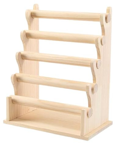Baoblaze Soporte para Pulseras, Expositor de Pulseras, Lazos para el Pelo, Organizador de Cuerdas para el Pelo de Moda para Diademas, Relojes, vitrinas de, 5 Niveles
