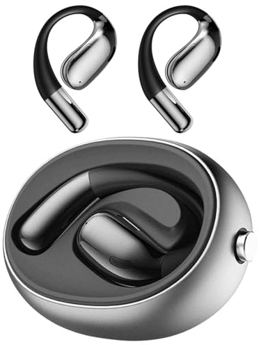 AI Translation Open Ear Earbuds, Al Übersetzer-Ohrhörer, Erweiterte kabellose Übersetzungs-Kopfhörer, Sofortübersetzung in 144 Sprachen, Kabellose Übersetzungs-Kopfhörer für Reisen Lernen