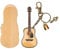 Premium Mini -Gitarren -Schlüsselbund, Exquisite Holzgitarrenmodell für Schreibtisch, Vitrine und Autodekoration
