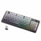 M96 Tastiera da Gioco Wireless, Dual Mode-2.4G e BT5.0, Tastiera Semi-meccanica Membrana al 90% con Display e Knob, Copritasto Sfumati PBT 94 Tasti, Rainbow Backlit, 3000mAh, Mac/Win - Moonnight