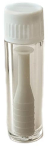 Extracteur de lentilles rigides avec ventouse souple et récipient de transport