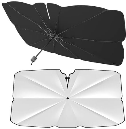 Parasol Coche Delantero para Renault Kangoo III Box(2021-Present),Parasol, Refrigeración, Protección Solar, Aislamiento Térmico, Reflectante, Protección UV, Retráctil Y Plegable, Duradero