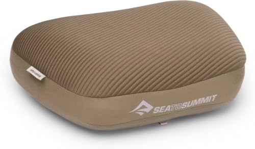 Sea to Summit - Aeros Memory Foam Campingkissen - aufblasbares Premium Reisekissen - Xpress-Ventil - 3D-Strick Komfort - bis 12 cm Höhe - rutschfest mit PillowLock - für Camping, Trekking & Reisen