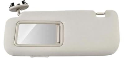 Parasol para Interior De Coche con Espejo Gris Beige Parasol Izquierdo Derecho para Toyota para Auris para Corolla 2007-2013 AZHEYC(Beige Left)