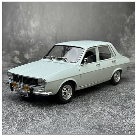 AUDSNI Die-Cast Diecast Car Model 1:18 For Renault 12 For Gordini For TS 1974 Alloy Static Die-cast Car Model Collection(A)