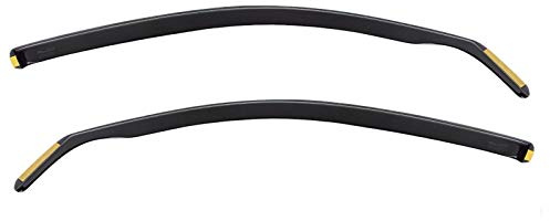 J&J AUTOMOTIVE Deflettori d'Aria per Volkswagen Golf 7 Sportsvan Dal 2014, Set da 2 Pezzi, Nero Fumé Oscurato Heko