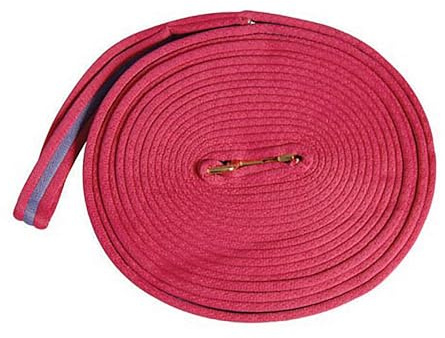 Kincade Two Tone Padded Lunging Reins - Color:Pink/Purple Size:One