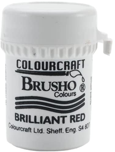 Brusho Crystal Colour 15G Brilliant Red