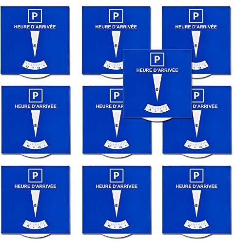 TURBOCAR 10 DISQUES STATIONNEMENT ZONE BLEUE