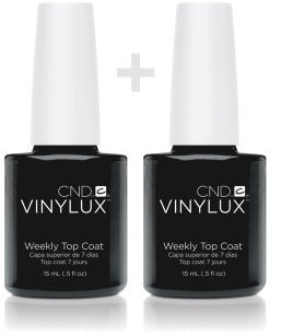 CND Vinylux Weekly Top Coat im 2er Pack - Das Original von CND