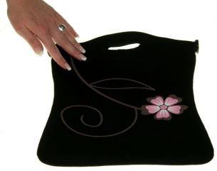 R+M Style Netbook Tasche Flower Tablettasche 25 x 32 cm Netbook Hülle Motive Blumen