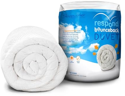 15 Tog Luxury Hotel Quality Respond Bounce Back King Bed Size Microfibre Duvet Quilt, Embossed Soft Touch Ideal For Autumn & Winter By Littens