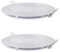 CABLEPELADO Pack 2 Downlight LED 18W redondo | extraplano para empotrar | Aro blanco aluminio | Medida 225mm | Luz Neutra 4200 k | 1650 Lumens | 2 unidades | Clase a+