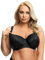 Selente My Secret sbh03 Reggiseno per Allattamento (Made in EU) con Pratica Chiusura a Clip, Nero Sfoderato, 4F