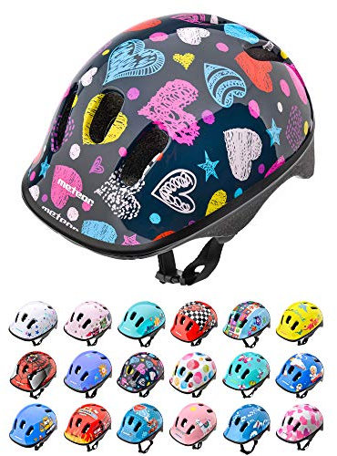 meteor® Kinderfahrradhelm Sicherer Fahrradhelm Kinder-Helm rollerhelm Jungen kinderfahrradhelm für Mountainbike Inliner skaterhelm BMX fahradhelm Scooter Kinder Bike Helmet