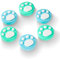 Switch Analog Cap, Switch lite Thumb Grip Caps, Joystick Cap for Nintendo Switch lite - Blue and Green (6PCS)