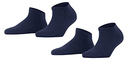 FALKE Women's Happy 2-Pack Trainer Socks Cotton Breathable