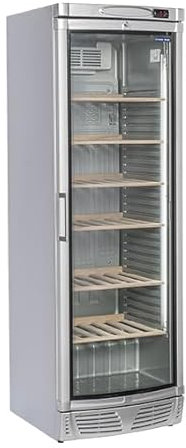 Cave à Vin Professionnelle Vitrée Argent 350 Litres - 84 Bouteilles - Cool Head