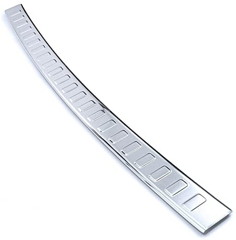 teileplus24 AL159 Ladekantenschutz Aluminium kompatibel mit Audi A4 B9 Avant Facelift 2019-, Farbe:Silber