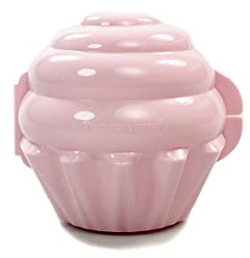 TUPPERWARE To Go Cupcake Box rosa Cupcakes Muffin Box