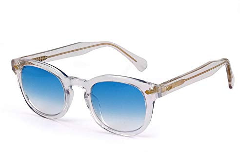 XLAB 8004 Lunettes de soleil, 48mm, Transparent/Bleu dégradé, Unisex