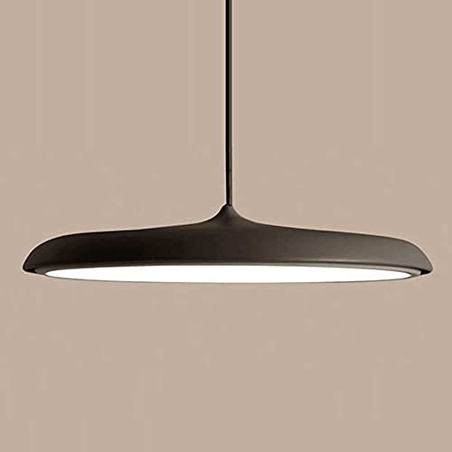 wangch Luces Colgantes LED, Lámpara De Platillo Volante De Color Lámpara Colgante Redonda Minimalista Moderna Lámpara De Techo De Luz Variable De Tres Colores Restaurante Bar Club
