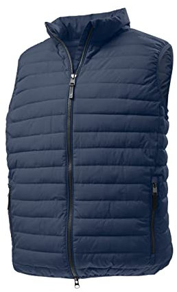 STOY Herren Weste in Daunenoptik/Steppweste - große größen STS 10 MN QLTD VST, navy, 5XL, 38107-000