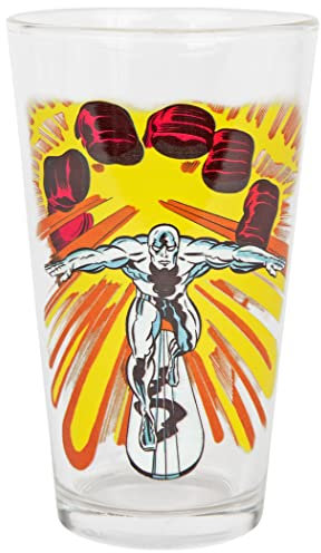 Marvel Comics The Silver Surfer Character Pint Glass