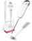 Mousseur à lait électrique portatif Kitchen Mama Silkwhisk - Mini mélangeur de boissons et appareil à mousse froide, mousseur pour café, cappuccino, lattés, boissons protéinées en poudre (Metal Gray)