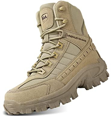 5.AA B21 Bottes de l'armée Bottes & Bottines Rangers Mixte Jaune désert 43 EU