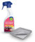 Happy Car – Cera Liquida Express, per Auto, + Panno in Microfibra, Lucida e Protegge la Carrozzeria, Effetto Specchio, Ravviva i Colori, Idrorepellente, Spray 750ml