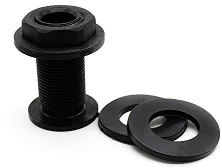 DOJA Barcelona | Pasamuros Bidon Simple | Pasamuros Roscado 3/4 | Pack 4 |Pasamuros para Deposito Agua | Rosca Pasamuros | Pasamuros Acuario, Tanque/Depósito Gasoil, Bidones Agua, Goteo Riego