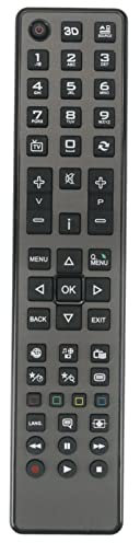 ALLIMITY RC4937 Ersatz Fernbedienung passend für Bush Horizon JVC MOBILETV TELETECH LED39127 LED32127D LED24127HDR LED22906 LED20265 LED19906 MTV20DVD/SAT LT-26HA46U 32HL705 DLED49279FHD