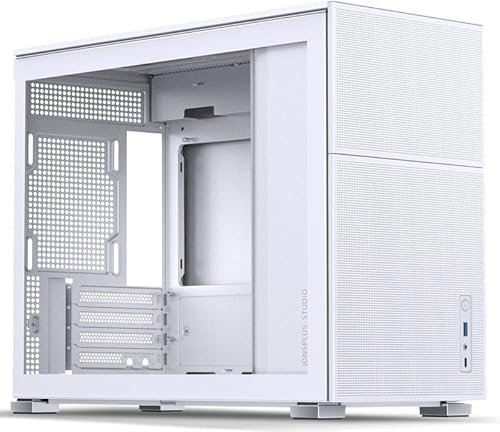 JONSBO D31 MESH mATX Gehäuse, Vetro temperato - bianco