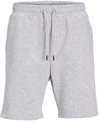 JACK & JONES Men's Jpstbradley Sweat Sn GMS Shorts, Grey (Grey-2), XS