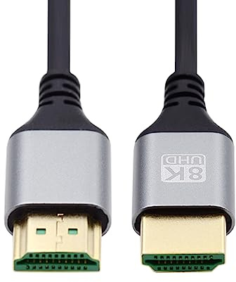 CY Cavo 8K HDMI 2.1 Ultra Sottile HDTV Cavo 8K 4K Iper Super Flessibile Sottile Cavo Ad Alta Velocità Tipo A Maschio a Maschio per Computer HDTV 300cm