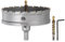 sourcing map Scie cloche en carbure TCT de 120 mm de diamètre pour acier inoxydable, métal, alliage d'aluminium, cuivre, laiton, plastique, avec embout central supplémentaire