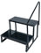 CStern Tritthocker,Wohnmobil-Treppe,Trittstufe,rutschfest Zwei Stufen Trittstufe,Whirlpool Treppen mit Handläufen,2 Stufen für Wohnwagen,Camping,Reisemobil,Tragbarer Treppe für Reiseanhänger