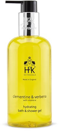 H2K Botanicals Hydrating Clementine & Verbena Body Wash (250ml) for Sensitive Skin