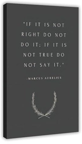 TINGTOEO Marcus Aurelius Poster, Kunst-Leinwand-Poster, Schlafzimmer-Dekor, Sportlandschaft, Büro, Raumdekoration, Geschenk, Rahmen-Stil, 60 x 90 cm