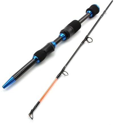 MZPOZB Rute Set Winter on Ice Angelrute 65cm 75g Carbon Schwere Ultrakurze Spinnrute Reiseangelgerät Angelzubehör