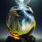 GerRit Leinwandbilder, Poster, 58 x 90 cm, ohne Rahmen, 11 Sturm im Glas, Wasser