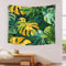 JNLWJFFF Palmblatt Wandtuch Palmblätter Wandbehang Wandbehang Und Trippy UV-reaktive Wandteppiche Für Schlafzimmer 180cmx230cm
