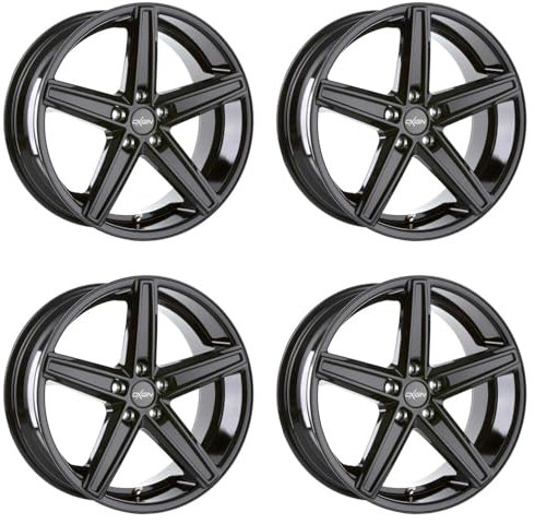 4x Oxigin Felgen Alufelgen 18 Concave 7,5x18 ET45 5x114,3 black kompatibel mit Renault Clio Fluence Laguna Latitude Mégane Scénic III Talisman