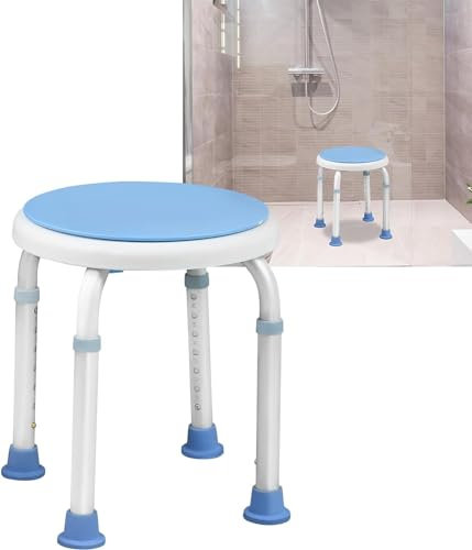 LSHYYDS Duschstuhl, höhenverstellbare Duschbank, Duschhocker, behindertengerechte Badewannen-Duschsitze, Rutschfester Duschsitz, Verstellbarer Badehocker zum Sitzen für die Innendusche ode