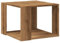 vidaXL Couchtisch Artisan-Eiche 40x40x30 cm Holzwerkstoff, Beistelltisch, Wohnzimmertisch, Akzenttisch, Sofatisch, Kaffeetisch, Beistelltisch
