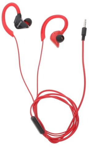 HOLIDYOYO Ear Hook Headset Sportkopfhörer Kabel mit Aluminiumgehäuse Spritzwassergeschützt Komfortabel Sicherer Sitz für Laufen und Handy Integrierte Steuerung für Lautstärke und Anrufe