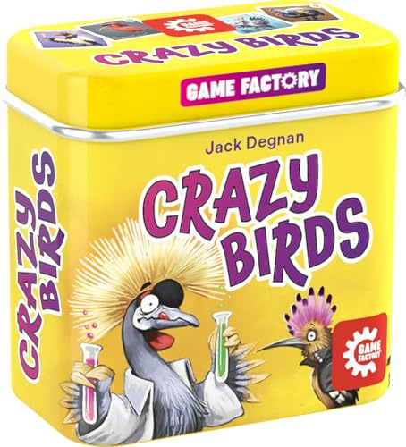Crazy Birds – Gesellschaftsspiel Wahnsinnig und schnell | Taschenformat | ideal für die Familie | Game Factory | Blackrock Games
